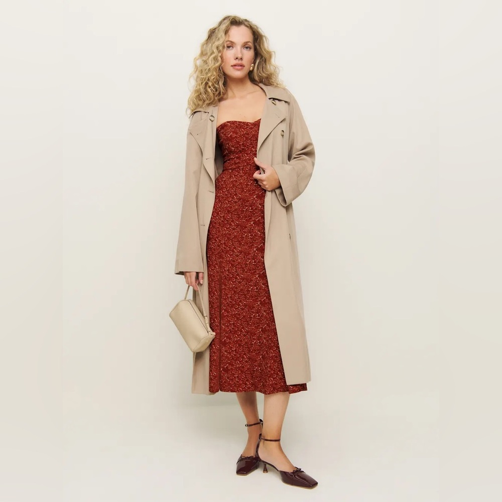 Reformation Bryson Dress in Roseanne. Brand new without tags, never worn. - Picture 4 of 4